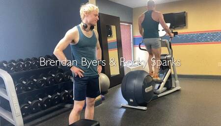 Unwanted Room Service (Bondage, Foot Dom, Ballbusting, Cumshots, Post-Orgasm) with Brendan Byers & Rocky Sparks