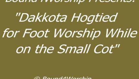 Dakkota Hogtied for Foot Worship - HQ