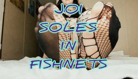 Big Feet in Fishnets JOI with Cum Countdown