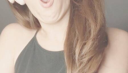 Yawning Stretching Tummy Tease Mouth Fetish