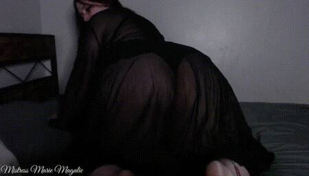 Sheer Lingerie Booty Worship