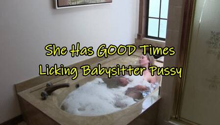 She Has Good Times Licking Her Sitter's Pussy (HD WMV format)