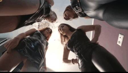 Woooow amazing!!! n123 [FULL VERS] Four Princesses! This is a magnificent saliva waterfall