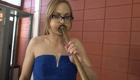 Jenny Tries Out the Tibetan Horns (MP4 - 720p)