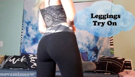 Leggings Try On