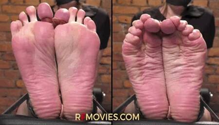 Lada - Bastinado with a rod and some foot licking (FULL HD MP4)
