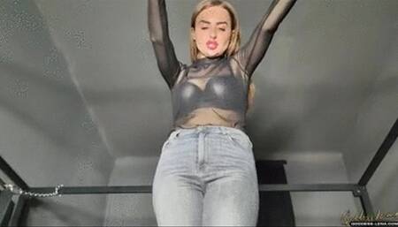 Brutal foot chastisement