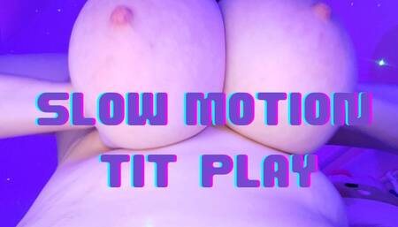 Bouncing Boobs in Slow Motion Tit Play