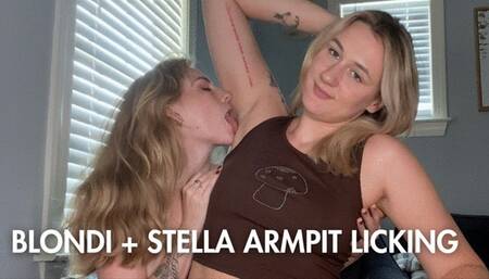 Stella and Blondi Armpit Worship