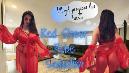 Red Sheer Robe Seduction {1080WMV}