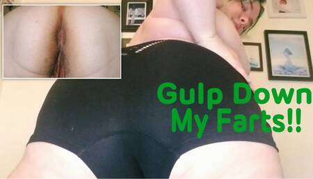 POV BBW Farts In Your Mouth JOI