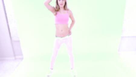 Assfucked girl rubs her clit on big cock