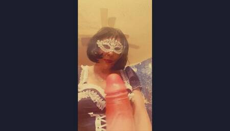 Naughty Maid Puts It In Her Mouth