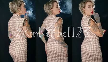 Classic smoking from behind and side view