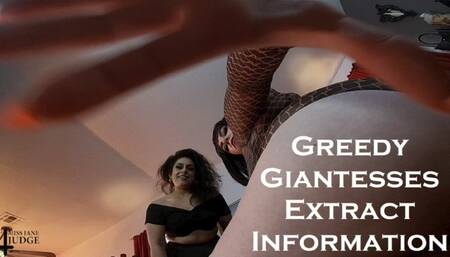 Greedy Giantesses Extract Information