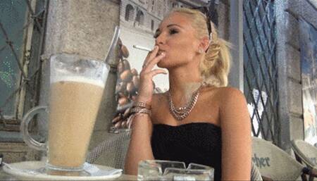 Candy Smoking on the terrace! (Remastered) (MP4 FULL HD)