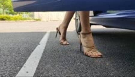 Her First Driving Lesson