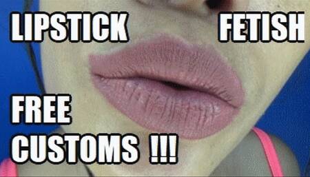 LIPSTICK FETISH 230617KPUC VIOLET PRETTY LIPSTICK ROOKIE VERY SENSUAL HD MP4