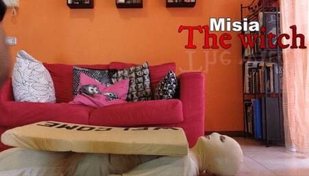 The doormat man for foot cleaning - Mi pulisco i piedi con l'uomo zerbino