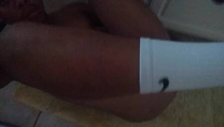 Spreading My Hole for Daddy with a 10inch Thick Toy Cock