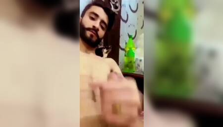 Mastaurbating and Cumming on My Hand