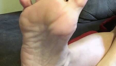 FRESHLY SCRUBBED TOES AND SOLES