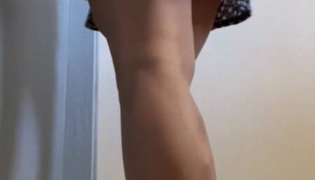 Wall Mini Dress High Heels Flex