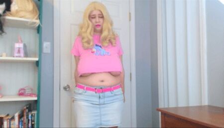 Feeling Little Step-Sister's Tits