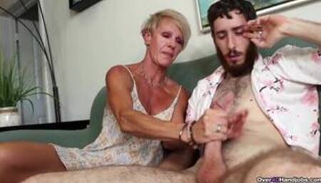 Over40Handjobs Anzee Starr Milks Joeys Monster Cock