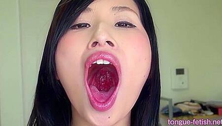 Yua Hidaka And Her Juicy Tongue Fetish Video P2
