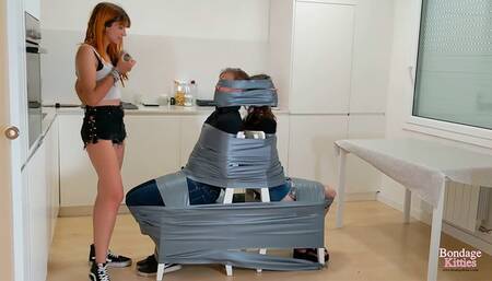 Couple tied up by babysitter - Spanish (sub:English), WMV, HD 720