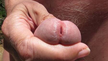 Nudist Wanking Outdoors in the Woods and Fields