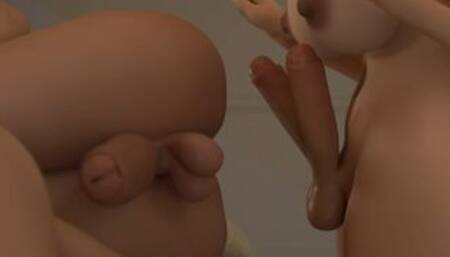 3D Couple FUTA HENTAI Beauties XXX Bang