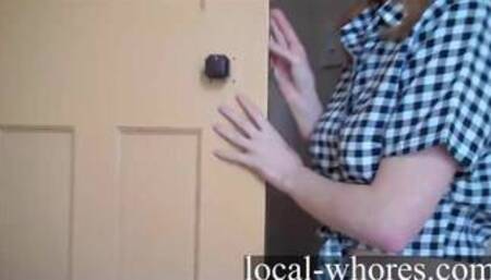 Watch me empty my load into this redhead’s mouth