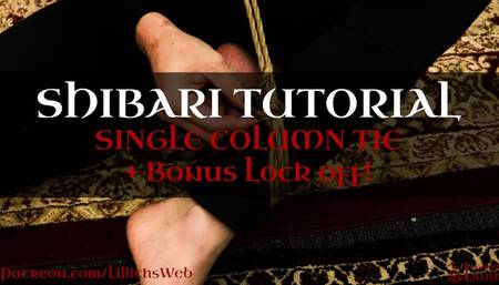 Shibari Tutorials 1 - WMV SD - Single Column Tie - with SaiJaidenLillith