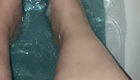 Foot care shower routine pov with bubbles long slow motion clip shower pt3 Sassy Chestnut aka sassy Sophia bbw Brunette goddess pov Amazon washes feet for your pleasure made on iPhone