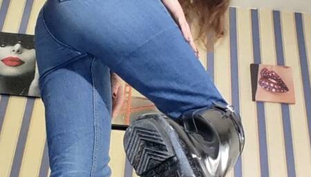 Hunter Wellies humuliation