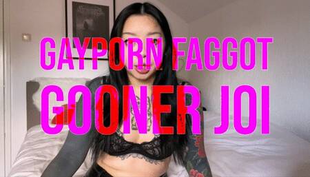 Gay Porn Faggot Gooner JOI