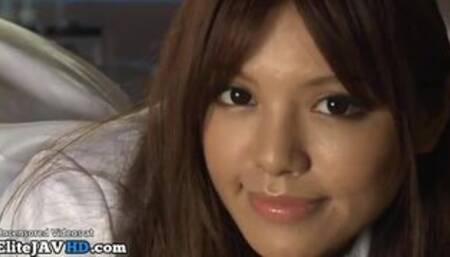 Jav amazing babe gives footjob and fucks her patient