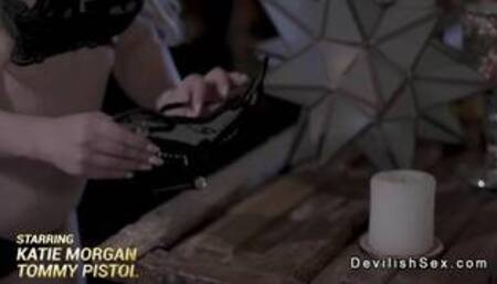 Dude plays with blonde pale gf and fucks her