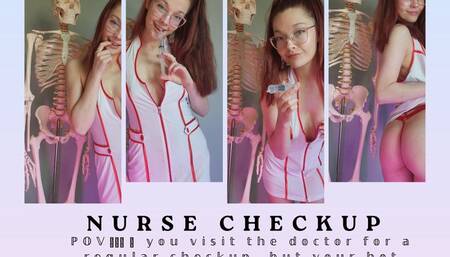 POV of your nurse sucking you off and talking dirty