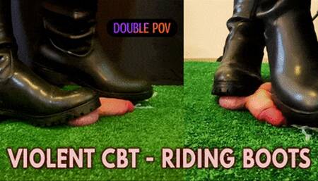 Riding Boots Hard Cock Trample, Stomp, Heels Crush, Bootjob with TamyStarly - (Double Version) CBT, Ballbusting, Heeljob, Femdom, Shoejob, Ball Stomping, Foot Fetish Domination, Footjob, Cock Board, Crush, Trampling