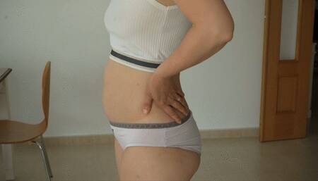 From empty and flat to round belly