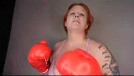 Stepsis Boxing POV and Humiliates you before she Knocks you out! MP4 640