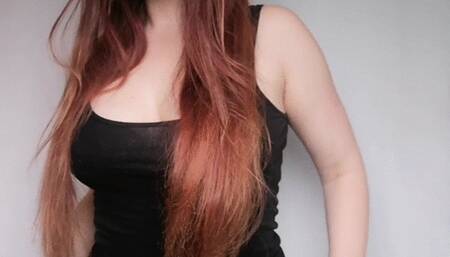 Red haired Giantess consumes and crushes