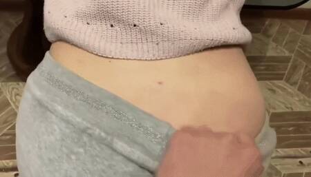 Step-brother fucked me while I was reading