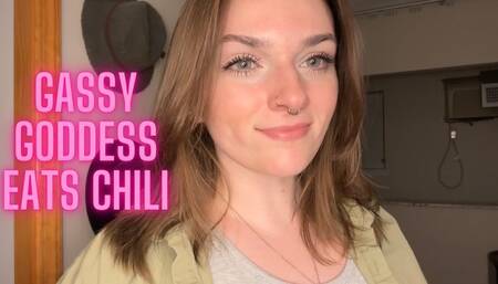 Gassy Goddess Eats Chili