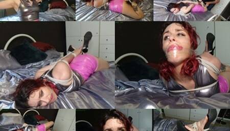 Made to gag herself with her own panties then he cruelly hogtied her on her bed (MP4 SD 3500kbps)
