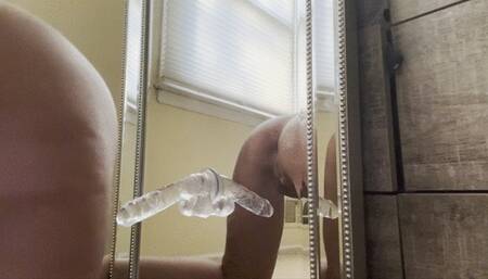Mirror Dildo Play