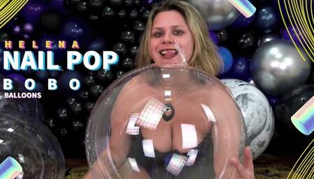 Helena's Transparent Delight Nail Pop Bobo Balloons - 4K